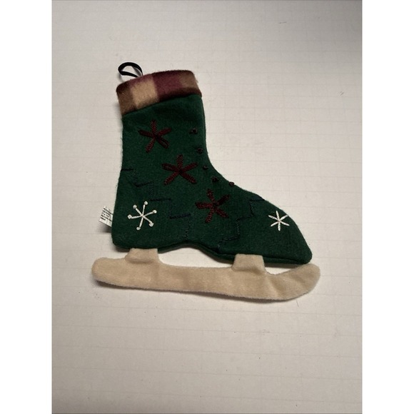 Other - Felt Snow Flakes Figure/Ice Skate Ornament